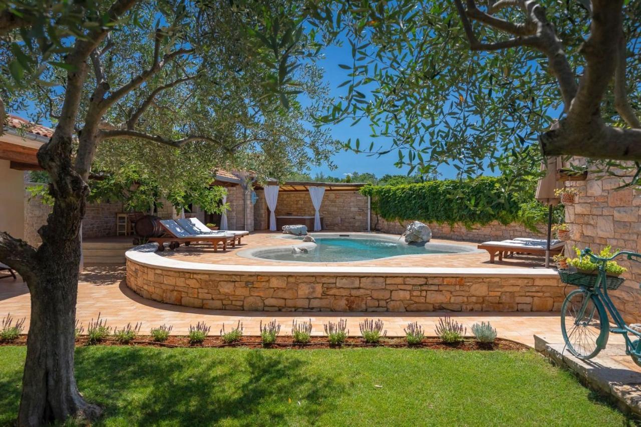 Family Villa Elizabeta With Pool In Umag Cepljani ภายนอก รูปภาพ
